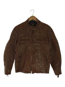 Schott◆PADDED RIDERS/3151036レザージャケット・ブルゾン/L/レザー/BRW//