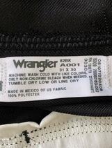 WRANGLER◆ボトム/31/ポリエステル/BLK/無地/051071220408_画像5