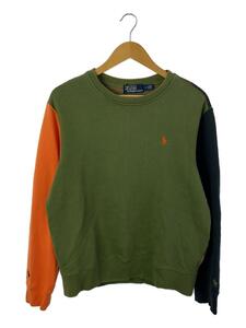 POLO RALPH LAUREN◆for BEAMS CREW NECK SWEAT/クルーネックスウェット/M/コットン/グリーン/カモフラ