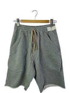 DANKE SCHON◆23ss/CUT OFF SWEAT SHORTS/ショートパンツ/M/コットン/グレー