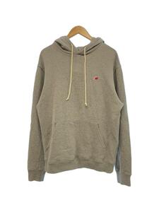 NEW BALANCE◆NB MADE Sweat Hoodie/パーカー/M/コットン/GRY/無地/USA製