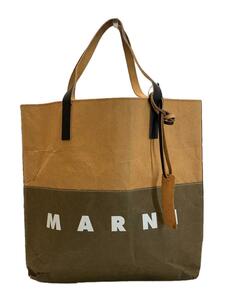 MARNI◆トートバッグ/-/KHK/ペーパー PVB トートバッグ