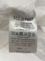 BED J.W. FORD◆長袖シャツ/1/コットン/WHT/20aw-b-bl05/首元状態考慮_画像4