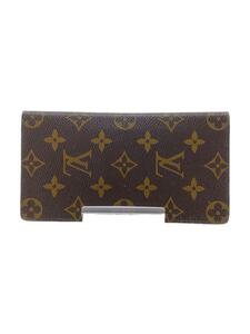 LOUIS VUITTON◆長財布/レザー/ブラウン/総柄