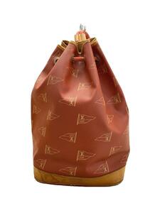 LOUIS VUITTON◆サン・トロペ_1995年ヴィトンカップ限定_オレンジ_アボガニー/レザー/レッド