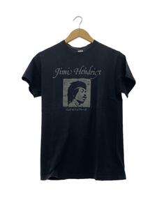 Hanes◆Tシャツ/M/コットン/BLK/プリント/80s/Jimi Hendrix