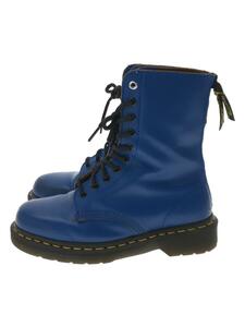 Dr.Martens◆レースアップブーツ/UK5/BLU/レザー/Y’s 10EYE/VINTAGE SMOOTH//プレーントゥ 10ホール//