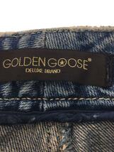 GOLDEN GOOSE◆クロップドパンツ/XS/デニム/IDG/ダメージ加工//_画像4