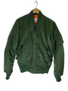 ALPHA INDUSTRIES◆ジャケット/M/ナイロン/KHK/無地/TA0141-303