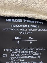 HERON PRESTON◆Over Fit T-Shirts/モックネックTシャツ/S/コットン/GRY/HMAA024S21JER001_画像4