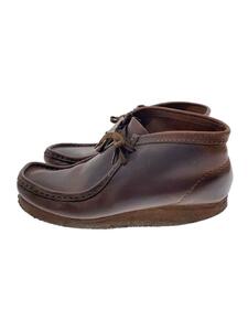 Clarks◆チャッカブーツ/UK7.5/BRW/レザー/35425