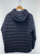 DANTON◆MIDDLE DOWN HOODED JACKET/襟袖ヨゴレ/ダウンジャケット/L/DT-A0187 N_画像2