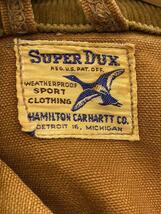 Carhartt◆60s/HUNTING COVER ALL/SUPER DUXタグ/コットン/CML/無地_画像3