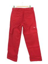 DICKIES◆ダブルニー/ワークパンツ/ルーズフィット/ボトム/34/コットン/RED/無地/85283_画像2