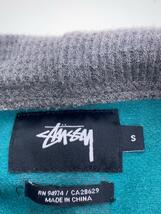 STUSSY◆ネルシャツ/S/-/GRN/チェック_画像3