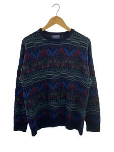 PENDLETON◆セーター(厚手)/M/アクリル/BLK/総柄