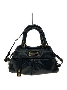 MARC BY MARC JACOBS◆ショルダーバッグ/レザー/BLK/無地