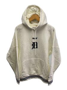 PALACE◆DETROIT TIGERS/DROP SHOULDER HOOD/L/コットン/WHT