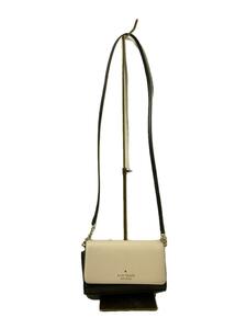 kate spade new york◆ショルダーバッグ/レザー/BEG/WLR00119