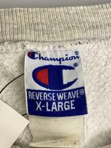 Champion◆90s/リバースウィーブ/スウェット/XL/コットン/グレー_画像3