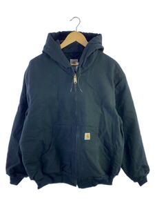 Carhartt◆ACTIVE JACKET/ダックアクティブジャケット/L/コットン/ブラック/103940-BLK