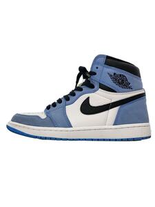 NIKE◆AIR JORDAN 1 RETRO HIGH OG_エアジョーダン 1 レトロ ハイ OG/27cm/BLU