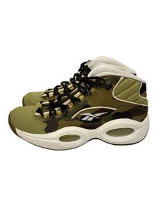 Reebok◆CLASSIC QUESTION MID BAPE_クラシック クエッション ミッド ベイプ/26.5cm/KHK