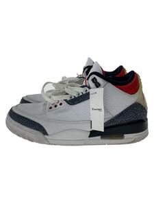 NIKE◆AIR JORDAN 3 RETRO SE-T_エアジョーダン 3 レトロ SE-T/26cm/WHT/レザー