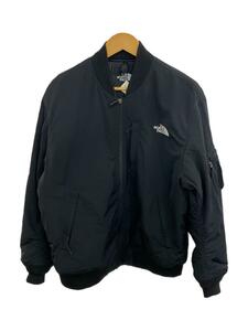 THE NORTH FACE◆INSULATION BOMBER JACKET_インサレーションボンバージャケット/L/ポリエステル/BLK