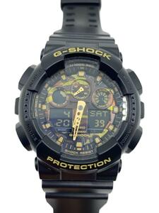 CASIO◆クォーツ腕時計・G-SHOCK/デジアナ/BLK