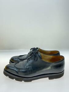 JOHN LOBB◆ドレスシューズ/-/BLK/レザー/ソール減り有