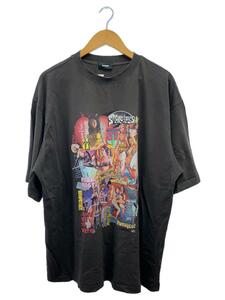 WE11DONE◆23SS/NEW MOVIE COLLAGE T-SHIRT/L/コットン/GRY/WD-TP7-20-097-U-CH
