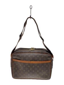 LOUIS VUITTON◆リポーターGM_モノグラム・キャンバス_BRW/PVC/BRW