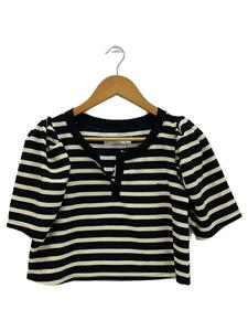 Her lip to◆Saint-Louis Striped Top /FREE/ポリエステル/BLK/ボーダー/1233202012