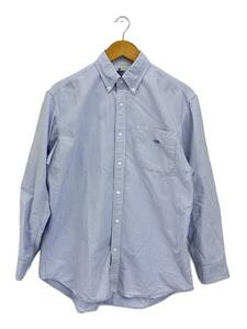 THE NORTH FACE PURPLE LABEL◆COTTON POLYESTER STRIPE OX B.D. SHIRT/S/コットン/BLU/ストライプ