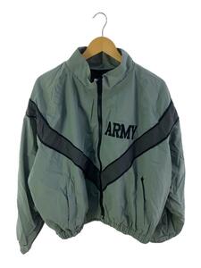 US.ARMY◆米軍トレーニングジャケット/M/ナイロン/GRY/8415-01-465-4821