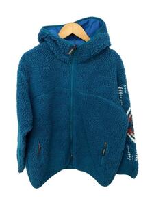 PENDLETON◆Boa Zip Hoodie/フリースジャケット/ボア/L/ポリエステル/BLU/3475-3015