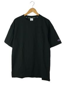 Champion◆Tシャツ/XL/コットン/BLK/C8-R373