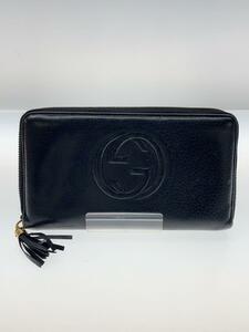 GUCCI◆長財布/レザー/BLK/レディース/308280.534041//