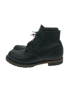 RED WING◆レースアップブーツ・ベックマンラウンド/US7.5/BLK/レザー//