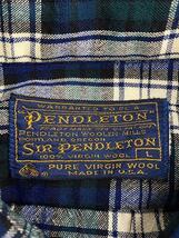 PENDLETON◆長袖シャツ/L/ウール/マルチカラー/チェック/SIR PENDLETON/60s/_画像3