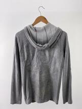 COMME des GARCONS HOMME PLUS◆ジップパーカー/M/コットン/GRY/PG-T043_画像2