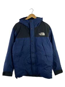 THE NORTH FACE◆MOUNTAIN DOWN JACKET_マウンテンダウンジャケット/XL/ナイロン/NVY/無地