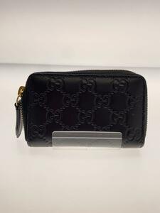 GUCCI◆コインケース/レザー/BLK/総柄/メンズ/447939・493075