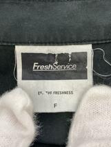 FreshService◆長袖シャツ/FREE/コットン/BLK/FSW-22-SH-16/左袖退色有_画像3