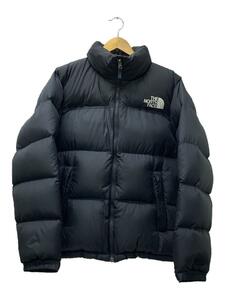 THE NORTH FACE◆NUPTSE JACKET_ヌプシジャケット/L/ナイロン/BLK/無地