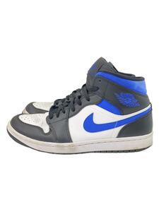 NIKE◆AIR JORDAN 1 MID_エアジョーダン 1 ミッド/26.5cm/ホワイト/554724-140