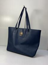 MICHAEL KORS◆トートバッグ/レザー/NVY/無地/35T4GTVT6T//_画像2