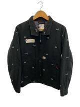 WTAPS◆ジャケット/-/コットン/BLK/総柄/SPDT-JK-M07_画像1