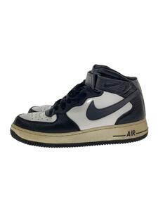 NIKE◆AIR FORCE 1 MID 07/エアフォースミッド/ブラック/315123-016/26cm/ブラック